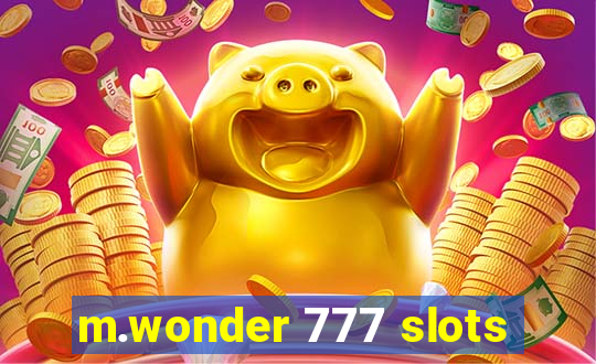 m.wonder 777 slots